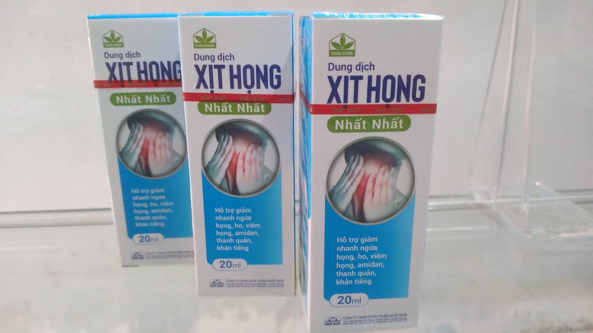 Dung dịch Xịt Họng Nhất Nhất chai 20ml