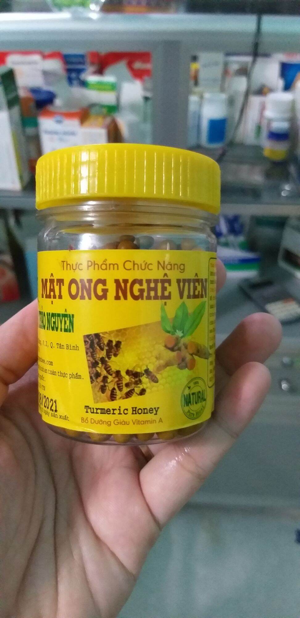 Mật ong nghệ vàng hủ 100g