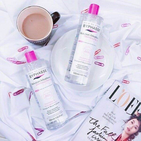 Nước tẩy trang Byphasse solution micellaire 500ml dành cho mọi loại da