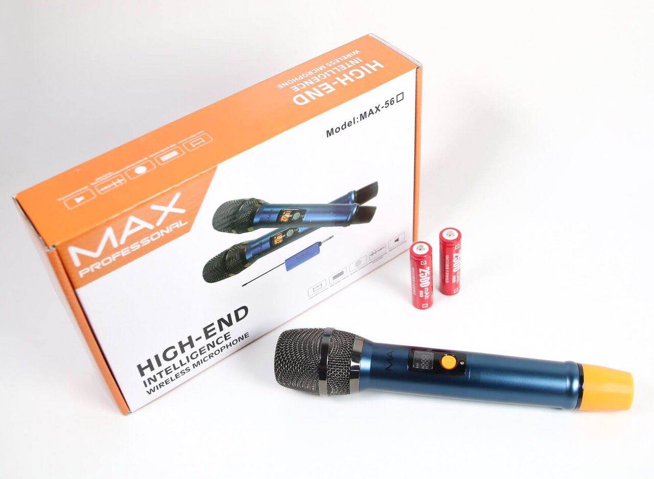 Micro không dây cao cấp Max 56 (Bộ 2 Micro)