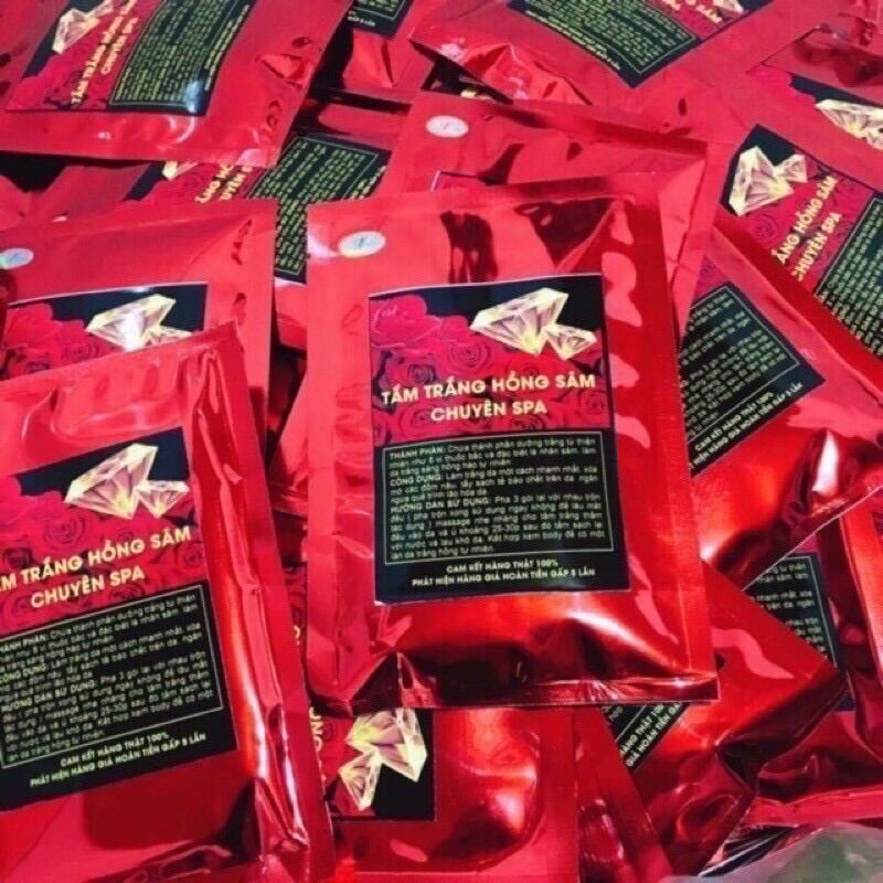 Tắm trắng hồng sâm - - Chuyên mỹ phẩm giá sỉ Meo Mập