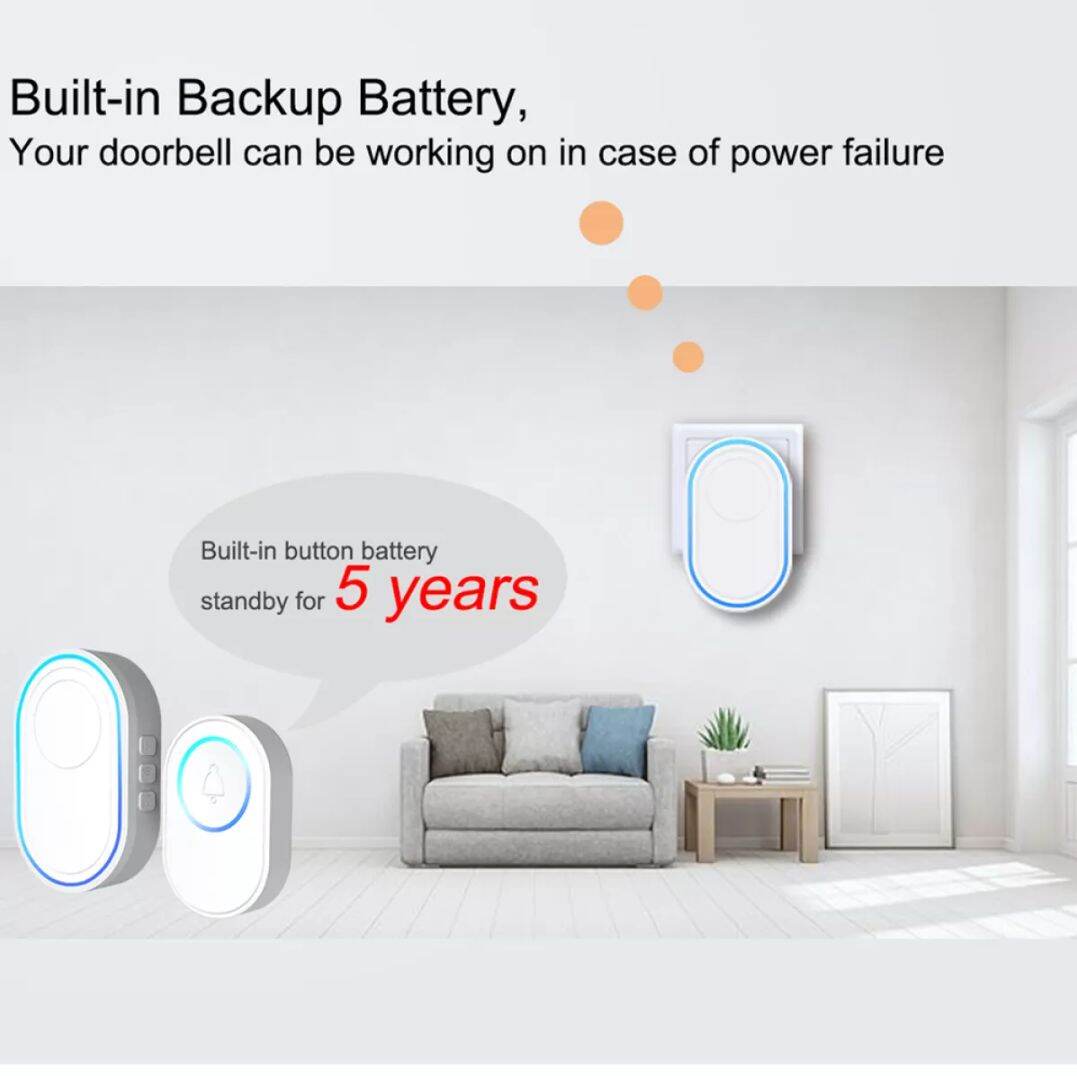 Chuông cửa Wifi Tuya thông minh, work with Google & Alexa
