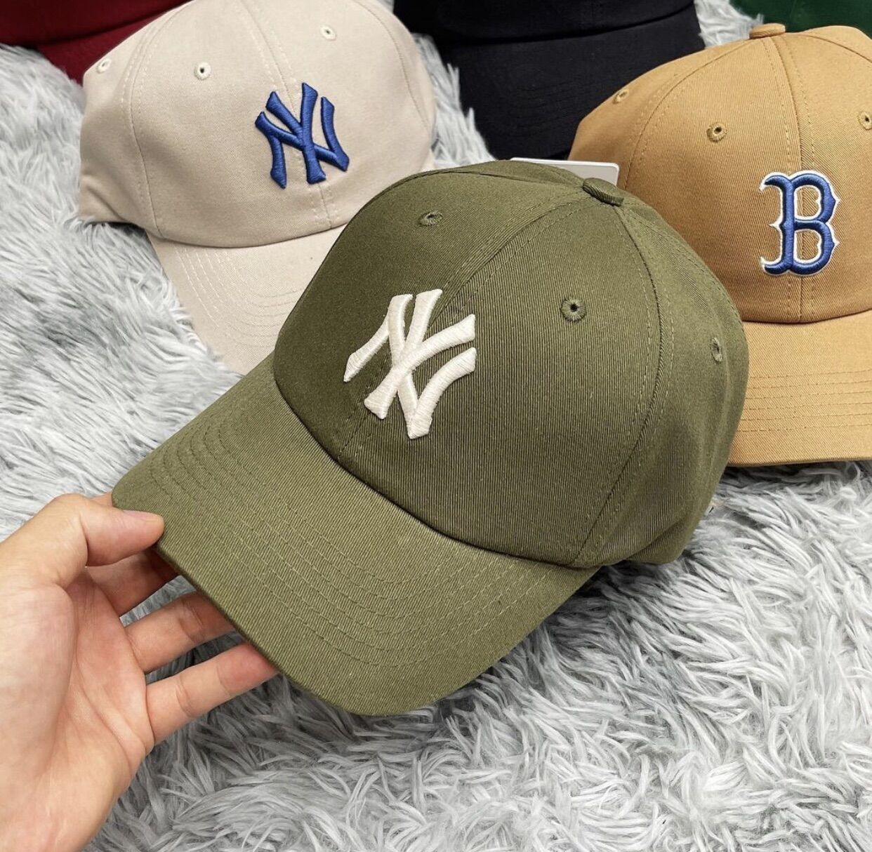 Mũ MLB full màu ( hàng xuất chuẩn)