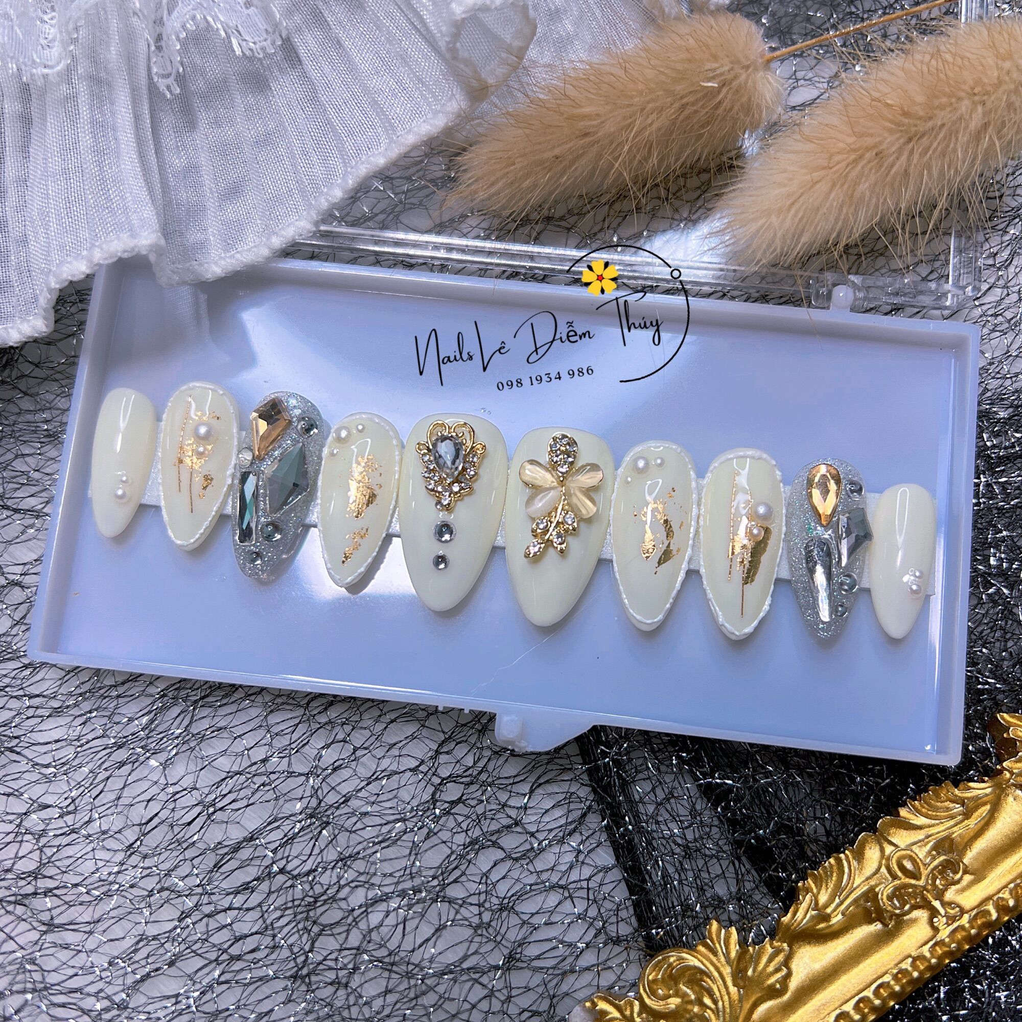 Nail Box design blue