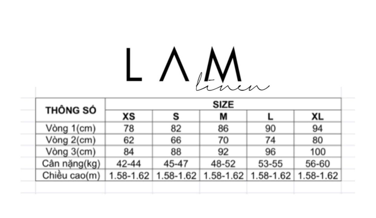 Áo tay phồng vải Linen cao cấp