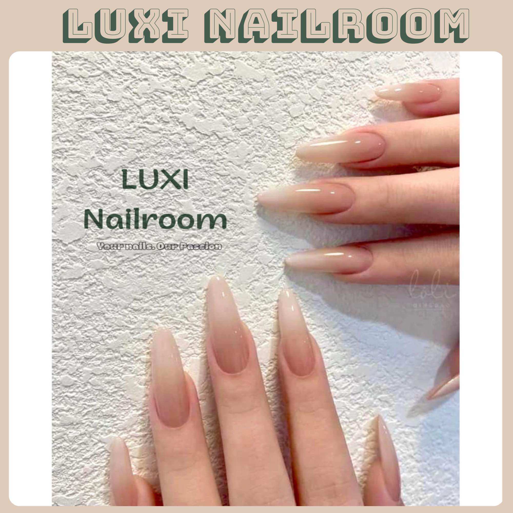 Nailbox - Móng Úp Thiết Kế Thủ Công Mẫu Thạch Ombre Đơn Giản. Luxi Nailroom