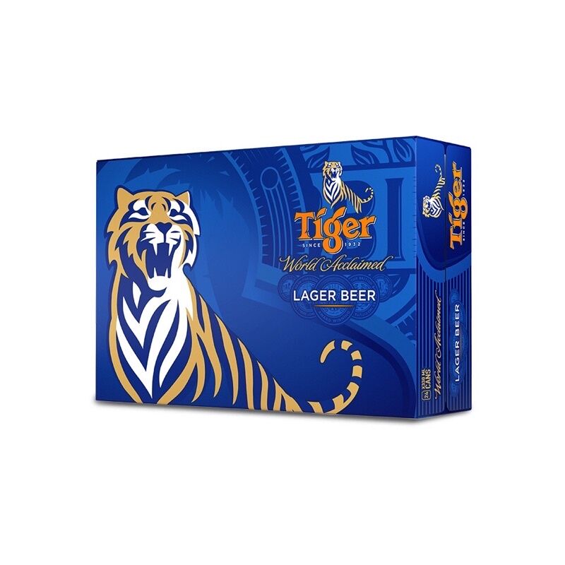 Hỏa Tốc - Thùng 24 lon bia Tiger nâu lon 330 ml