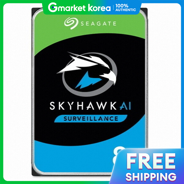 Seagate | Ổ cứng SEAGATE SKYHAWK (dùng cho CCTV) 8TB ST8000VX001 (3.5HDD/ SATA3/ 7200rpm/ 256MB)