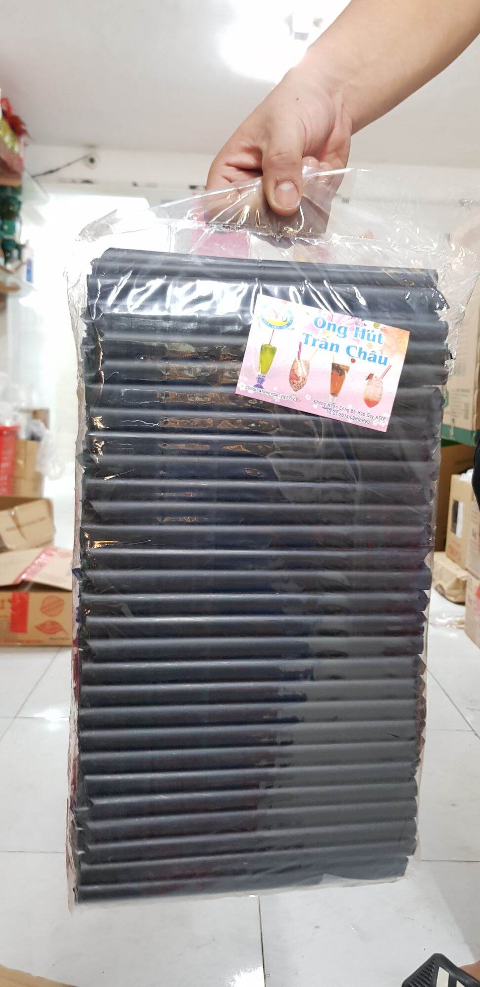 Ống hút trân châu