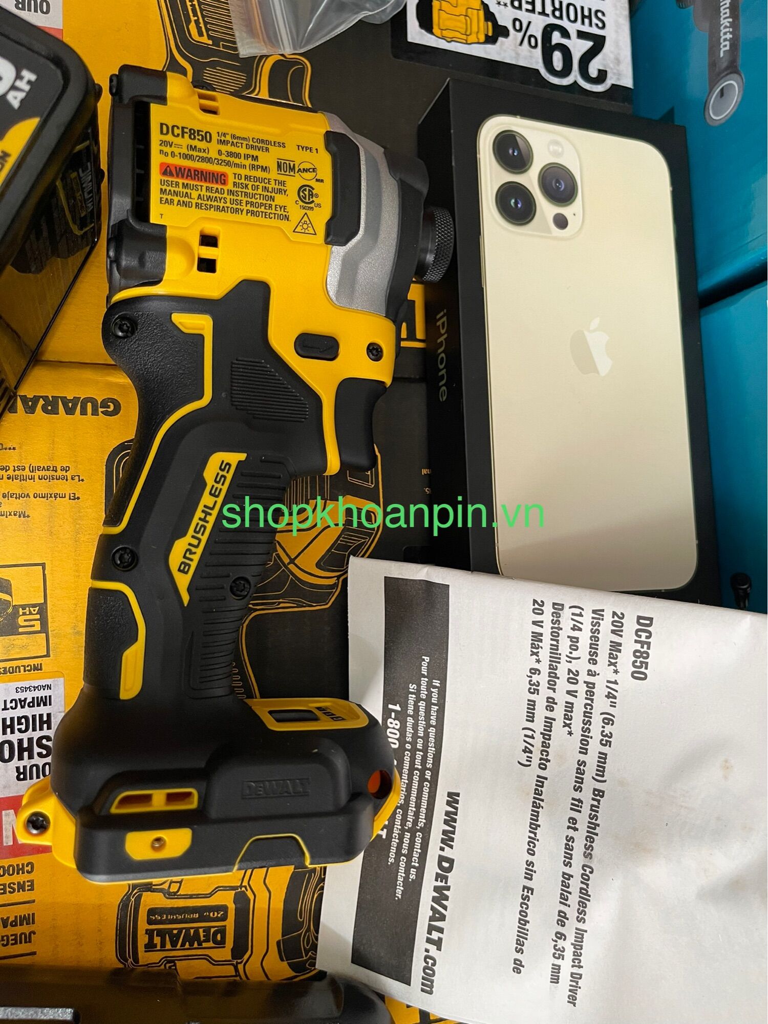 MÁY BẮT VÍT DEWALT DCF850MÁY BẮT VÍT DEWALT DCF850