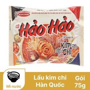 Thùng 15 gói mì hảo hảo hương vị lẩu kim chi hàn quốc gói 75g b4300