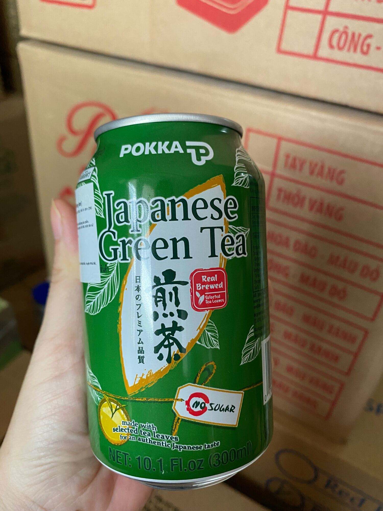 Thùng 24 lon trà xanh Nhật Pokka 300ml thumbnail