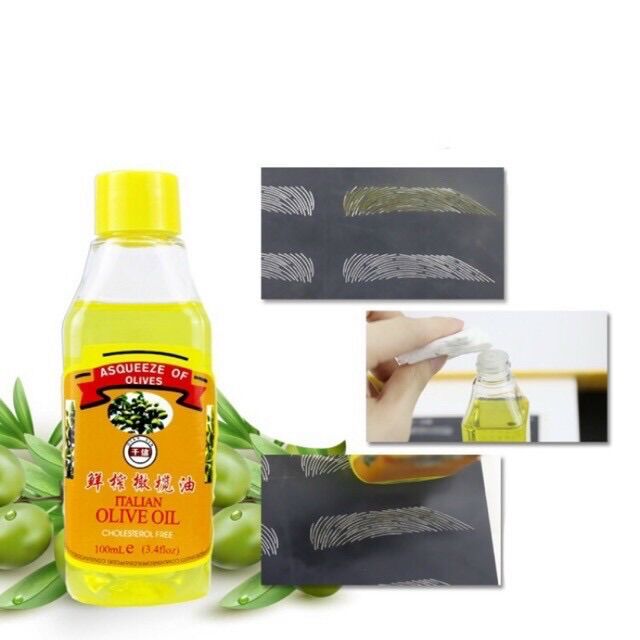 Dầu lau da giả thực tập Phun Xăm 100ml