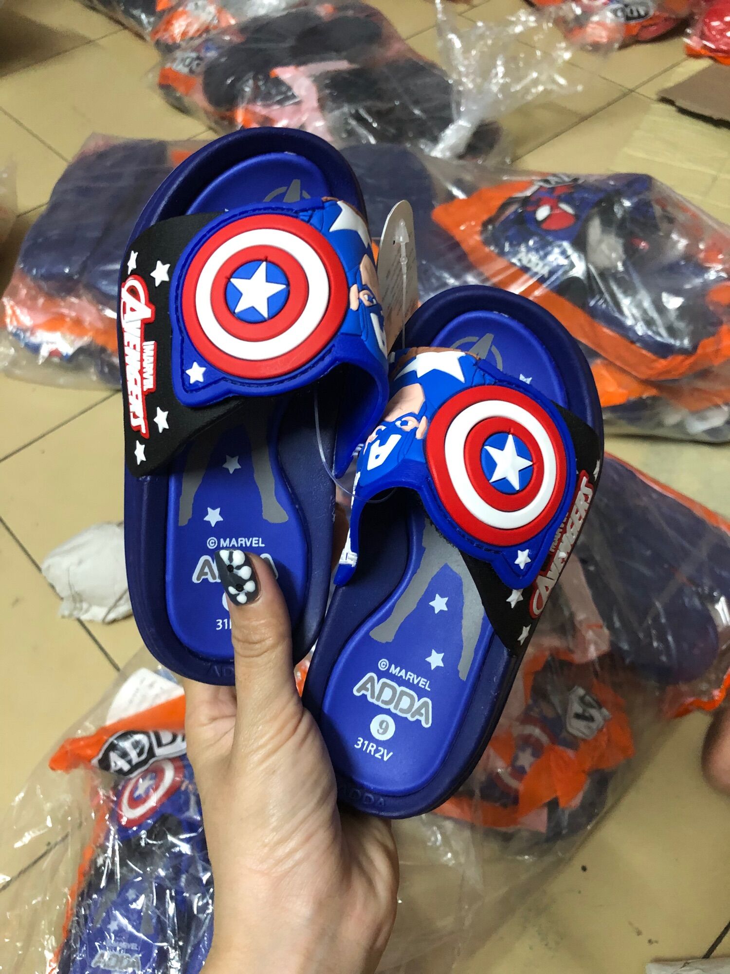 Dép bé trai- Dép adda siêu nhân 31r2v ThaiLan(Mẫu mới)