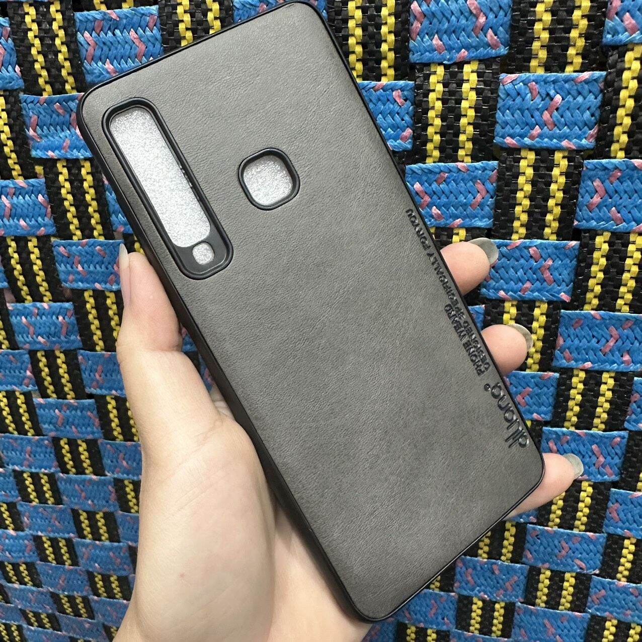 Case ốp lưng Samsung A9 2018 dẻo kiểu da mềm mịn ôm máy