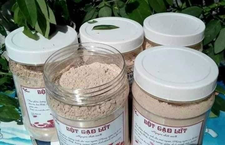 500g bột gạo lứt đỏ