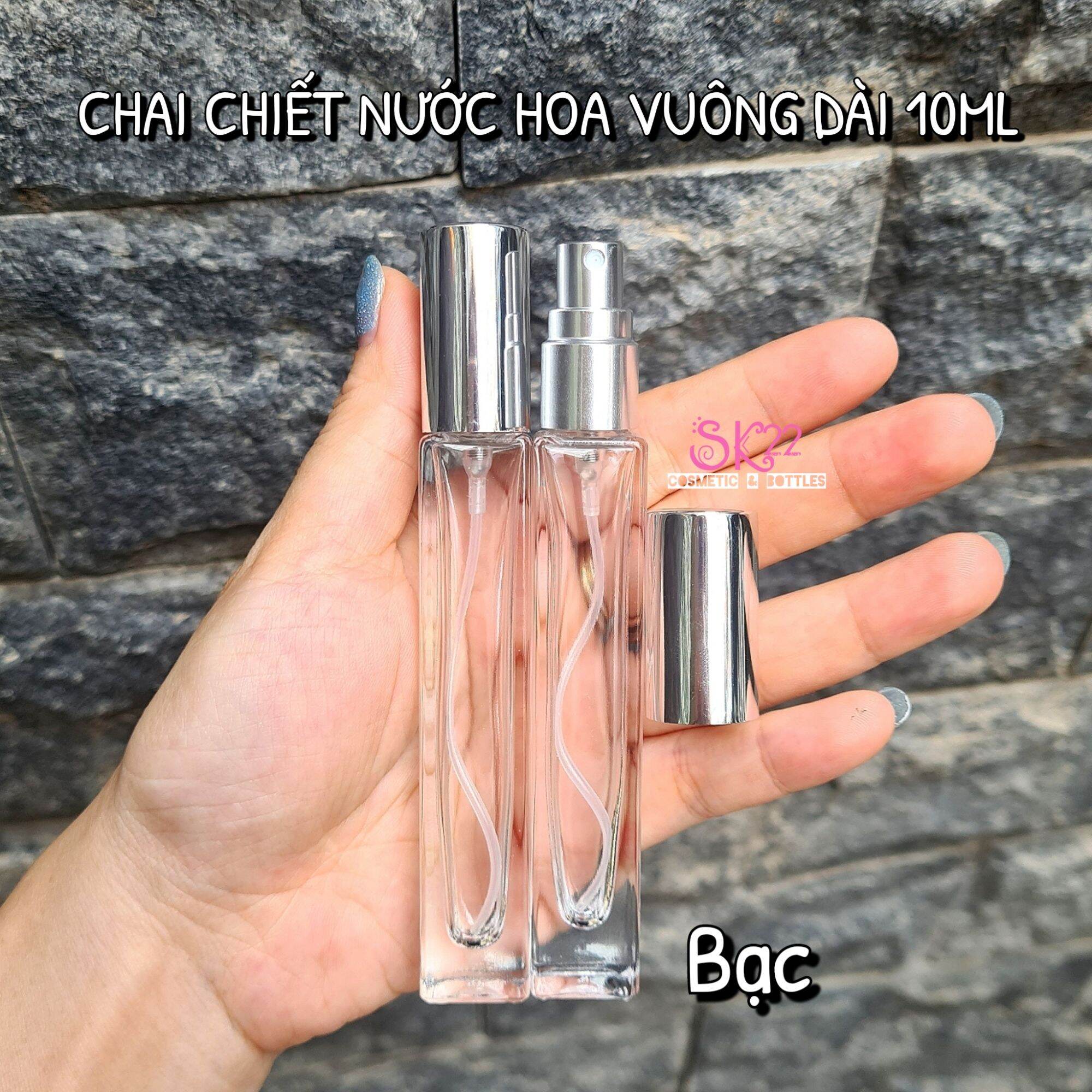 Chai chiết nước hoa vuông 10ml/20ml
