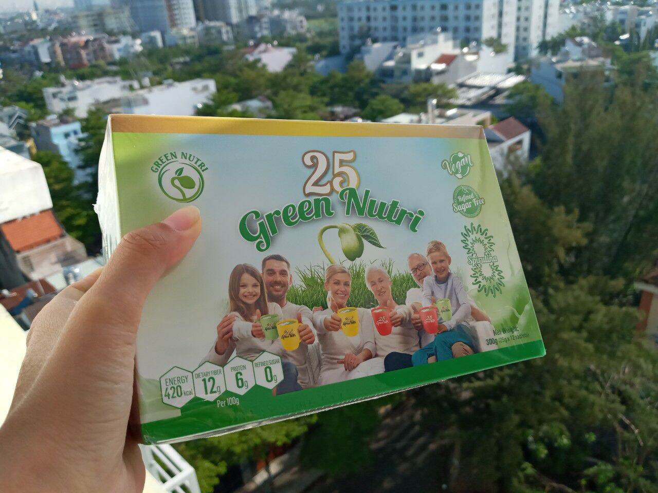 Sữa hạt ngũ cốc 25 Green Nutri Lon 750G