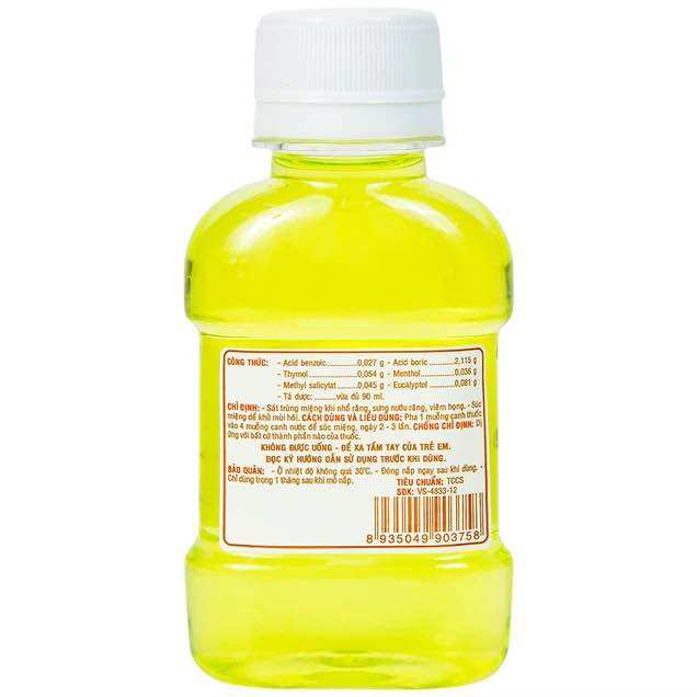 Dung Dịch Súc Miệng Orafar Chai 90ml