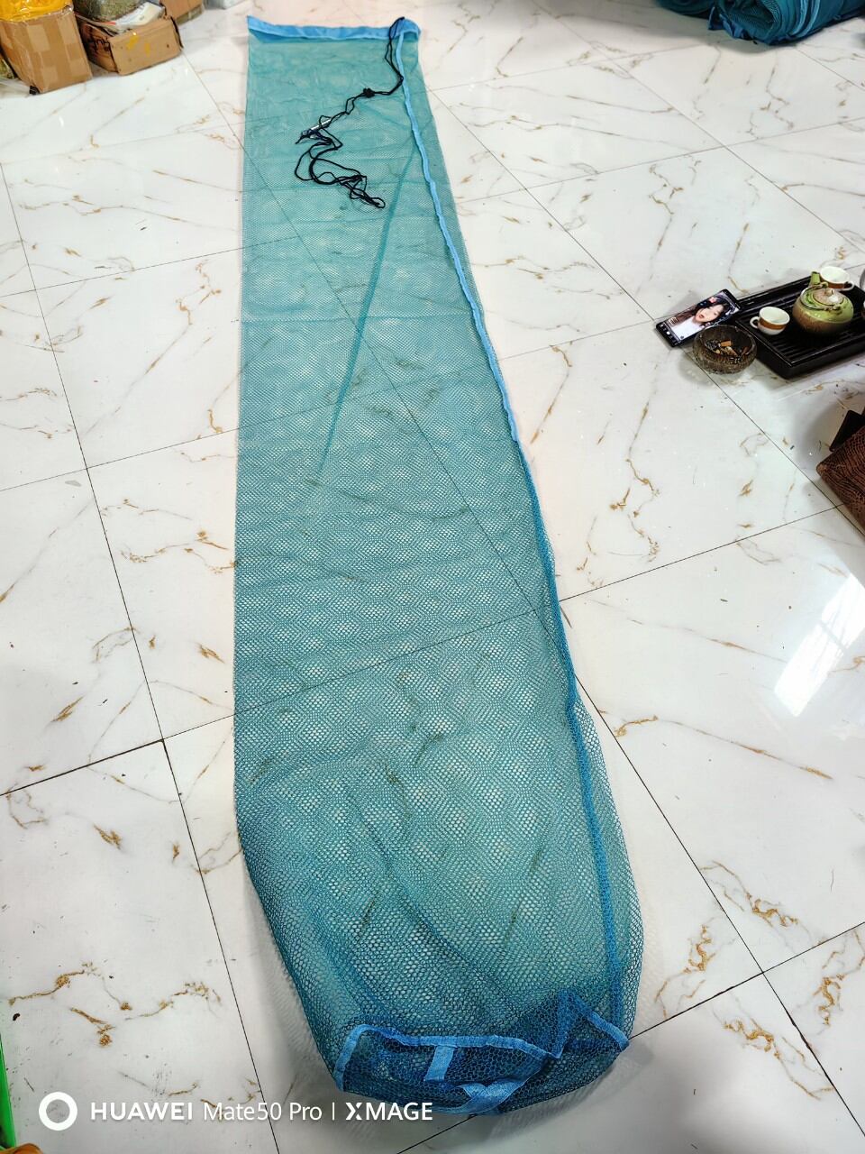 Túi lưới đựng cá rộng 55cm dài 1m5, 2m, 2m5,3m