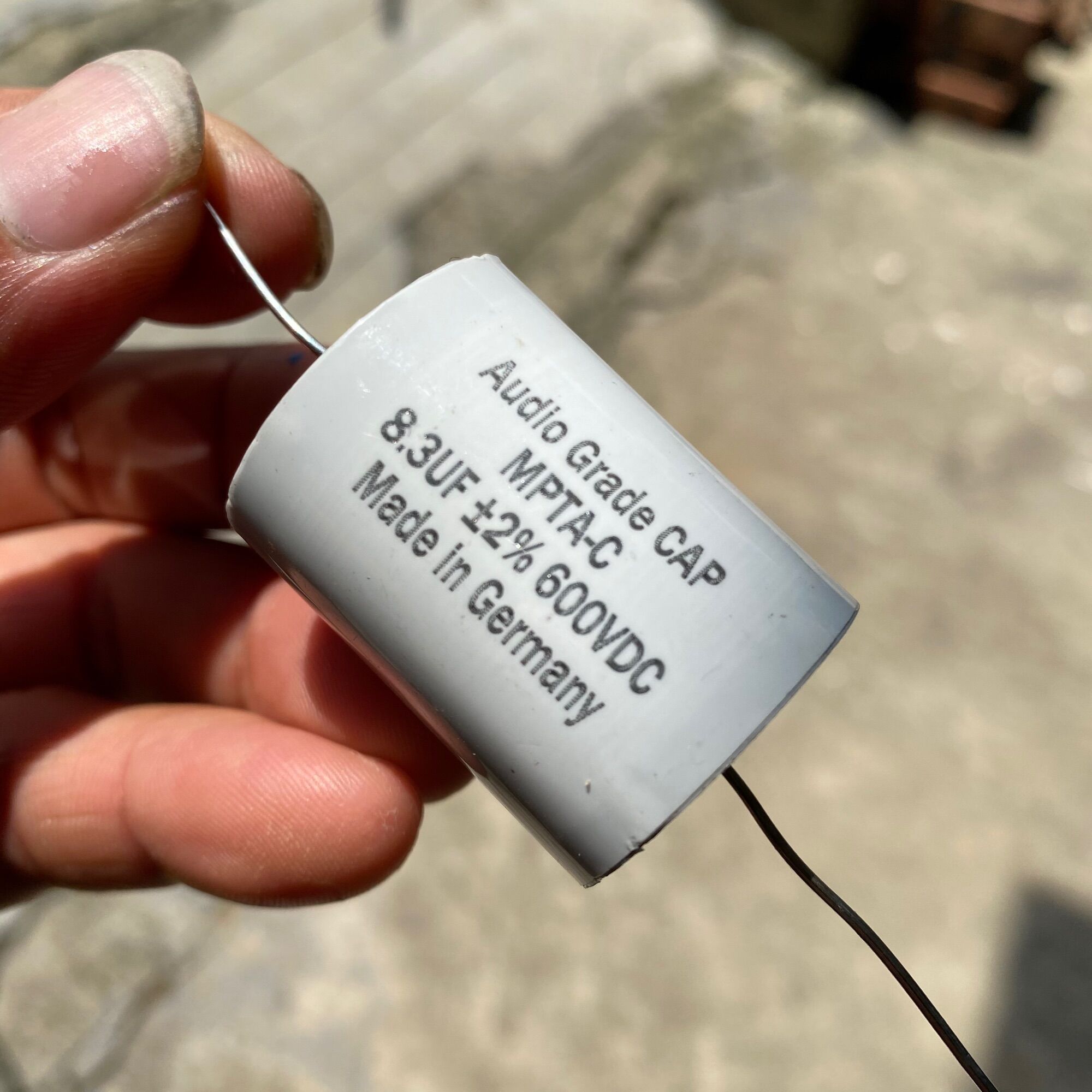 Tụ đức audio grade cap 8.3uf 600vdc