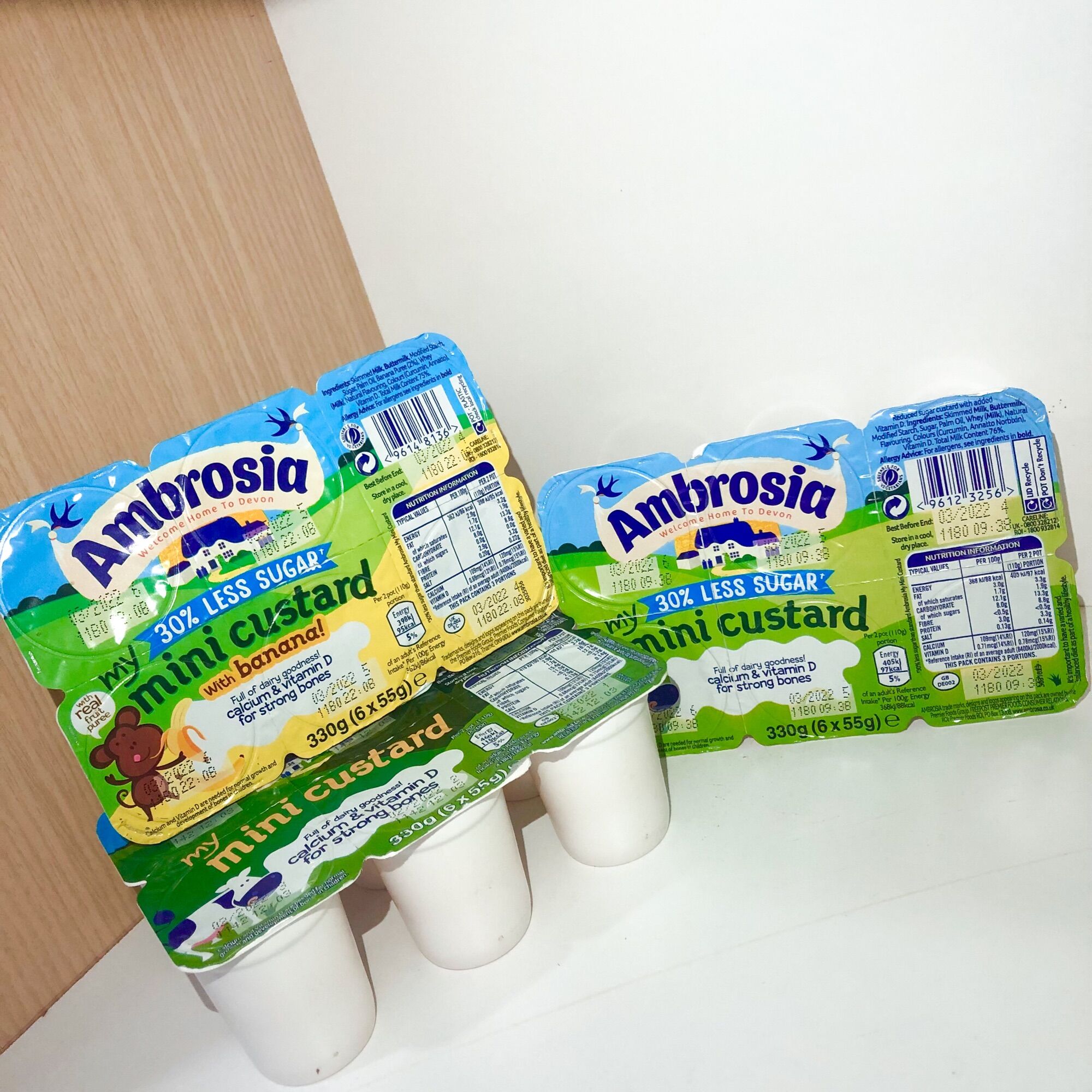 Váng sữa ambrosia uk 6x55g date 2022
