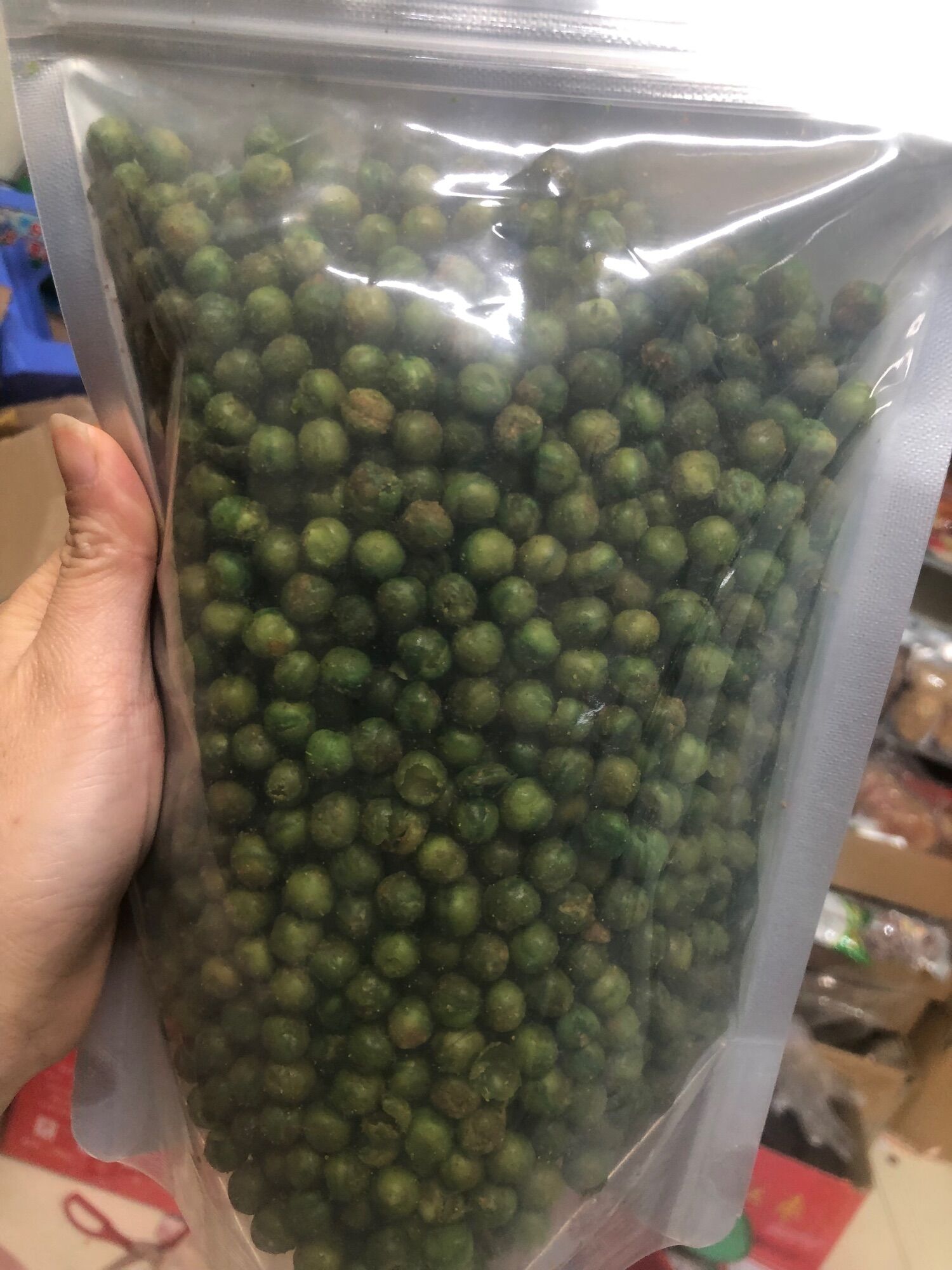 500GR ĐẬU HÀ LAN RANG TỎI ỚT