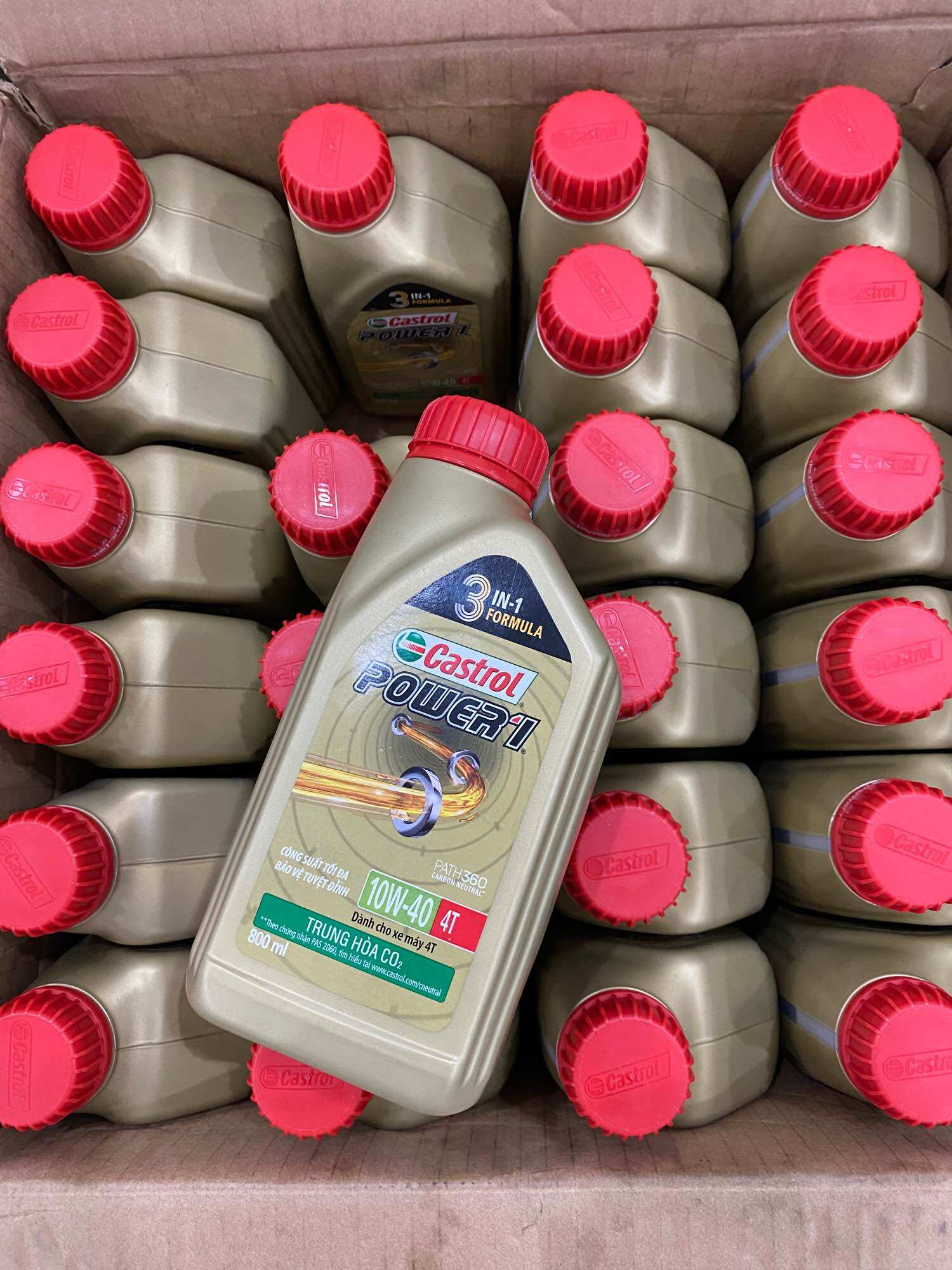 Dầu nhớt Castrol xe số 10-40W ( 800ml )