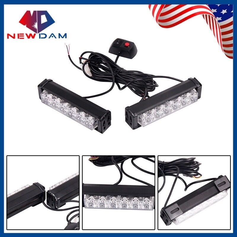 Đèn Nháy Xanh, Đỏ Police 12 led