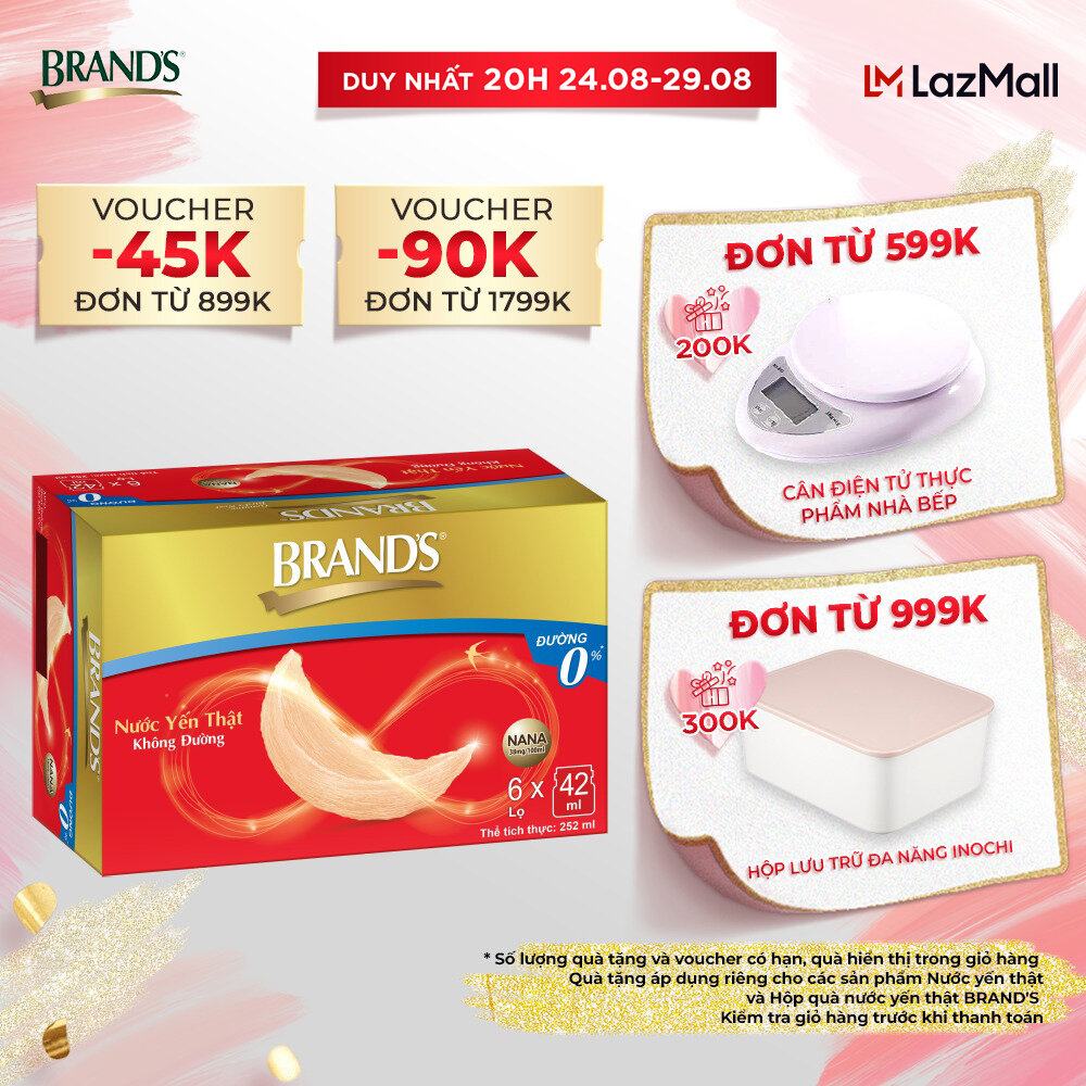 Nước yến thật brand's không đường