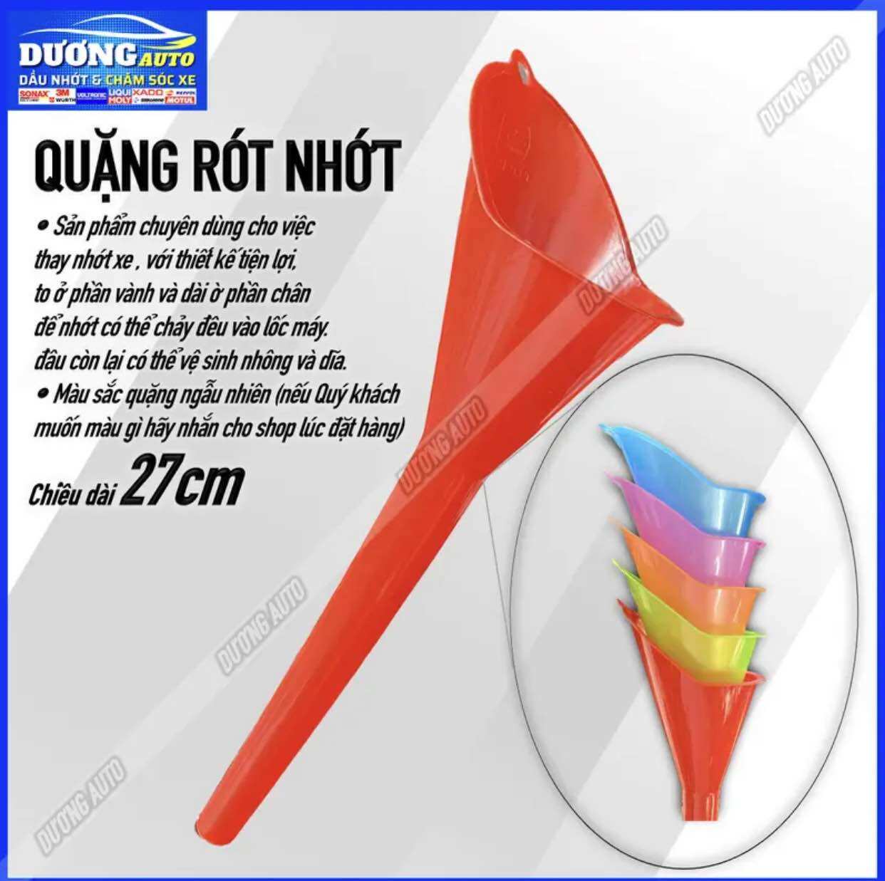 Phễu thay nhớt xe máy, quặng rót nhớt chuyên dụng
