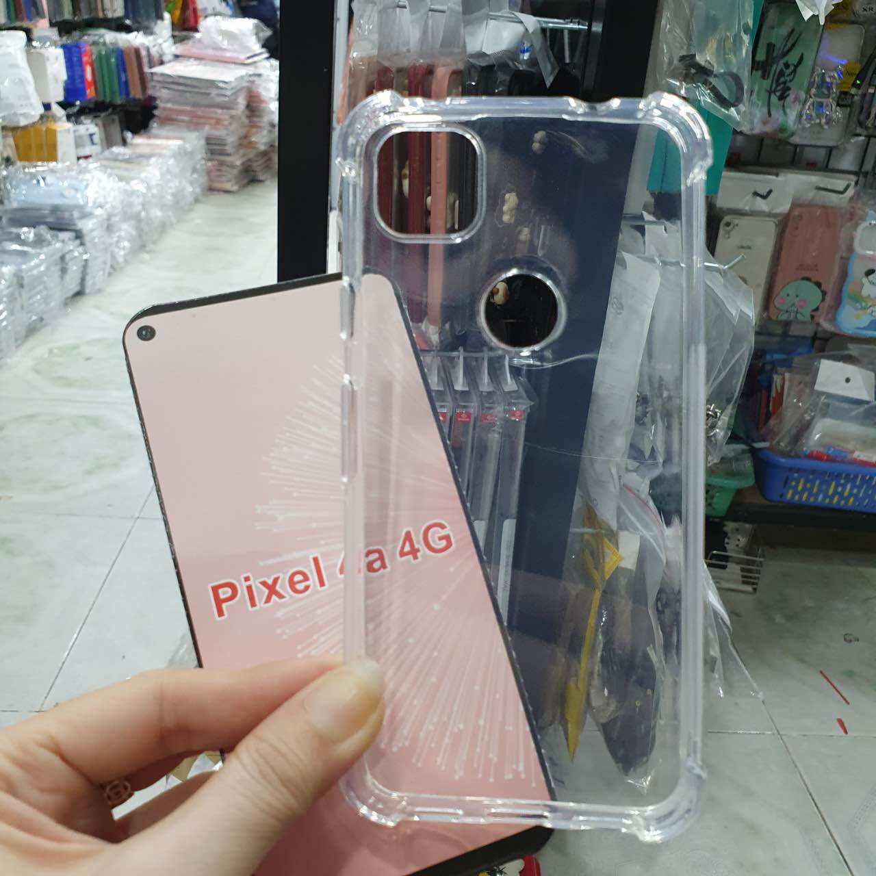 Ốp lưng dẻo Google Pixel 4, Pixel 4A 4G trong chống sốc