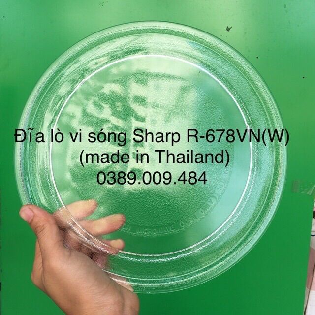 Đĩa lò vi sóng sharp r-678vn- 20 lít
