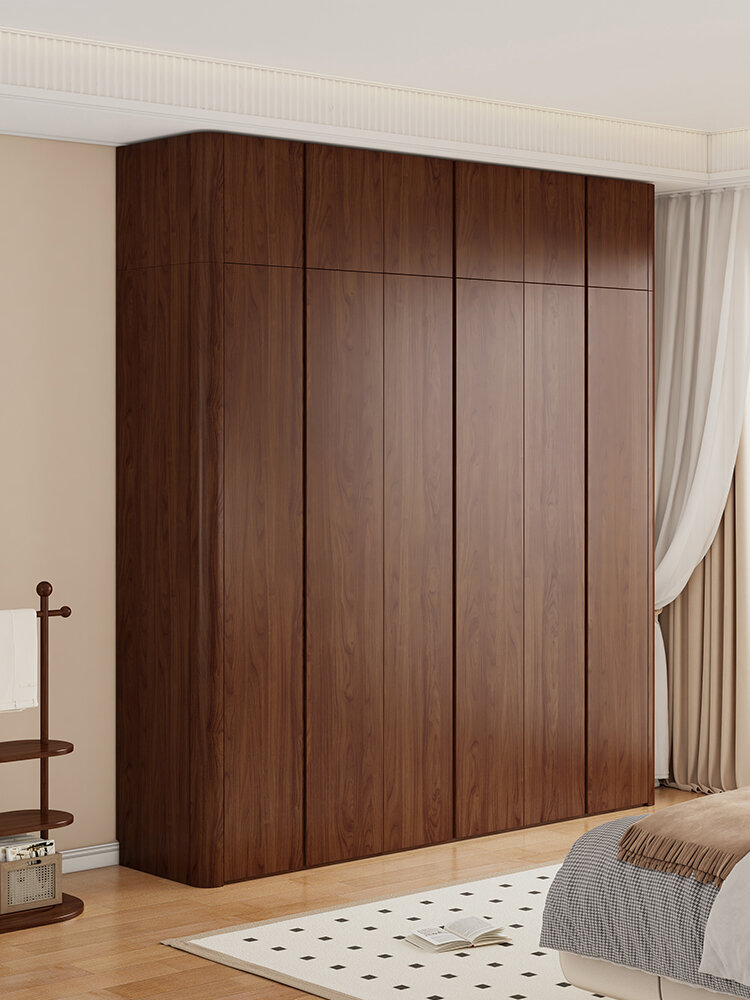 HAISHANGYUNJU | Custom Maternal-Child Friendly Retro Solid Wood Wardrobe Round Edge Giá 31,859,000 Đồng*Miễn phí vận chuyển