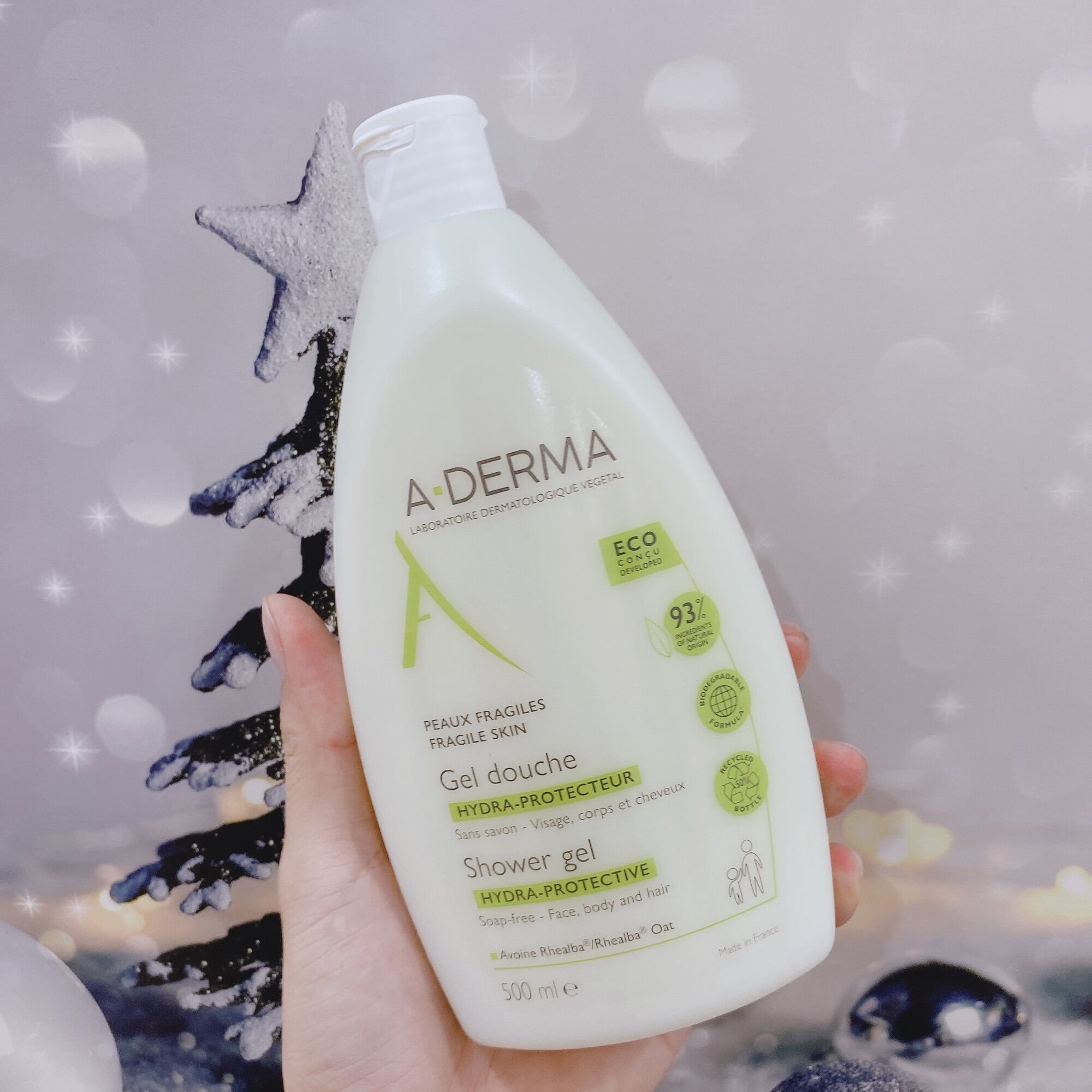 Sữa tắm ngừa mụn lưng A-derma 500ml