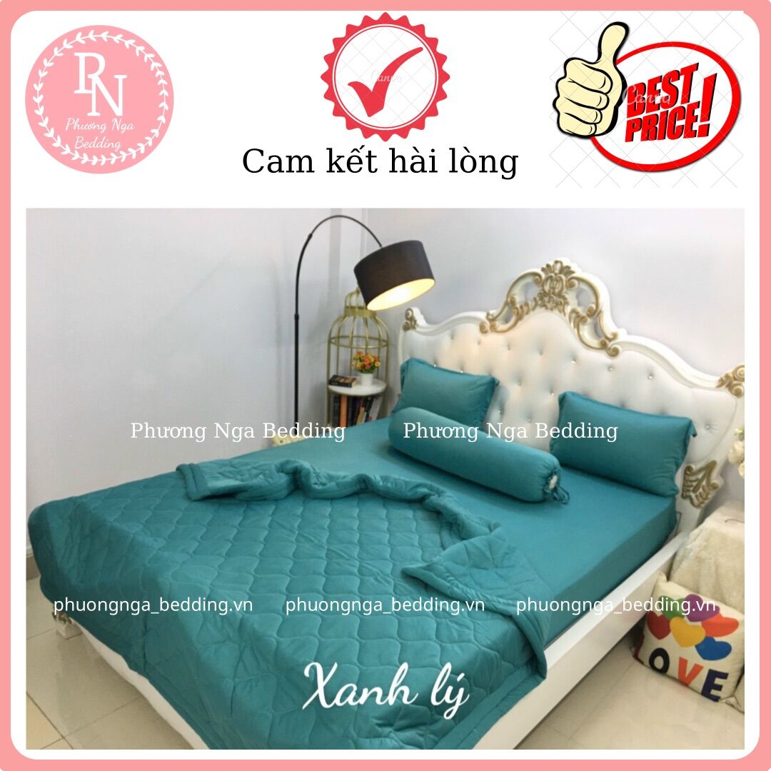 Bộ ga mền 5 món thun lạnh Hàn Quốc cao cấp