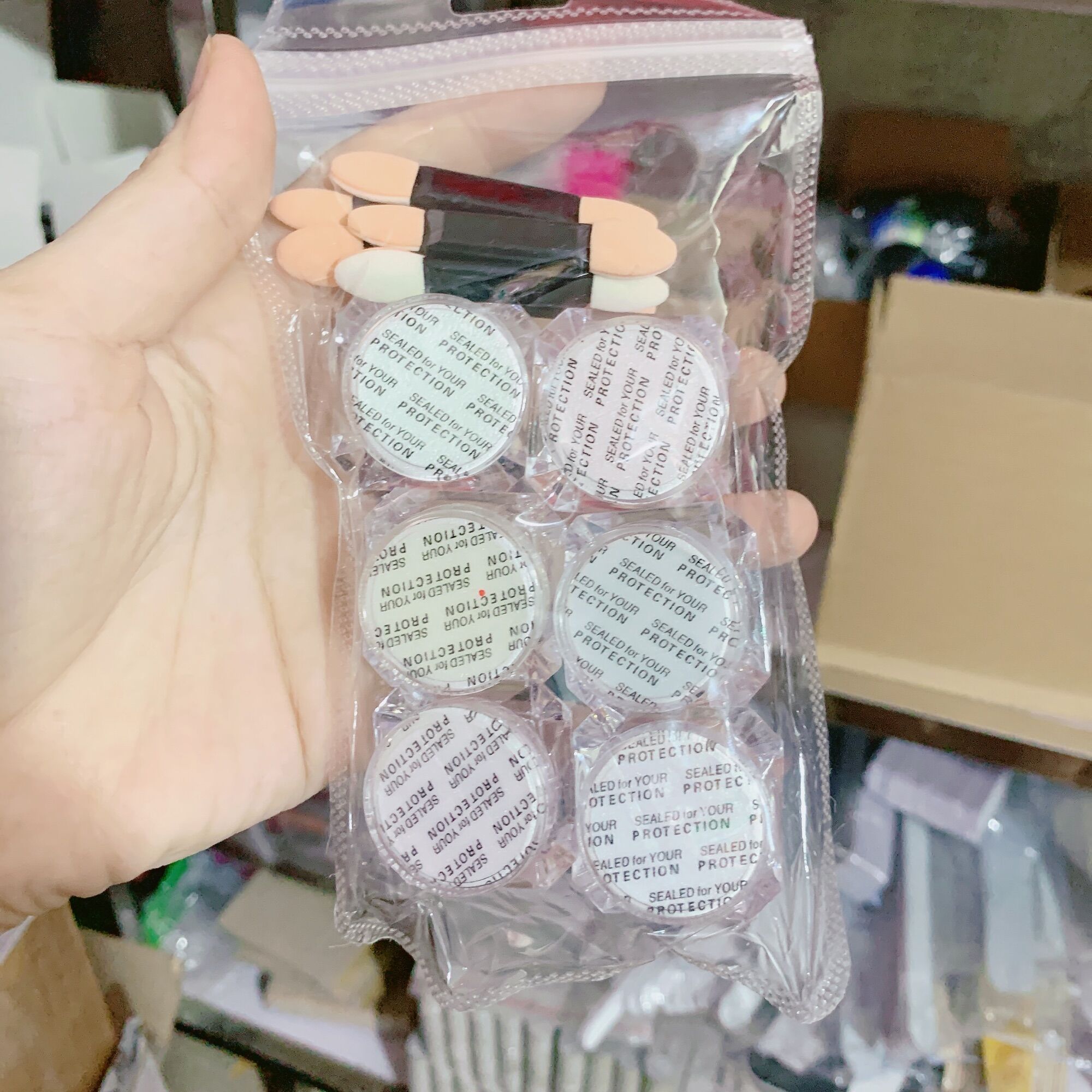 Sét bột tráng gương ngọc trai cầu vồng