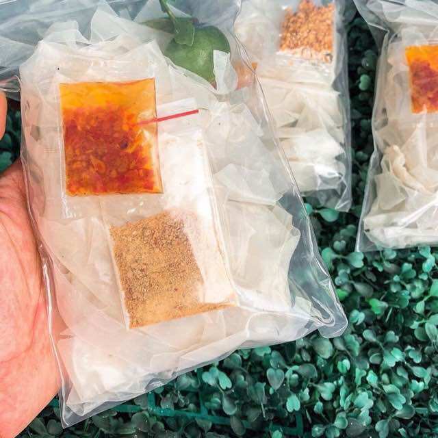 Combo 10 bịch bánh tráng satế tắc muối