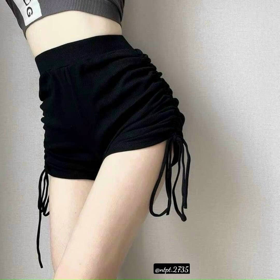Quần đùi thể thao rút dây bên