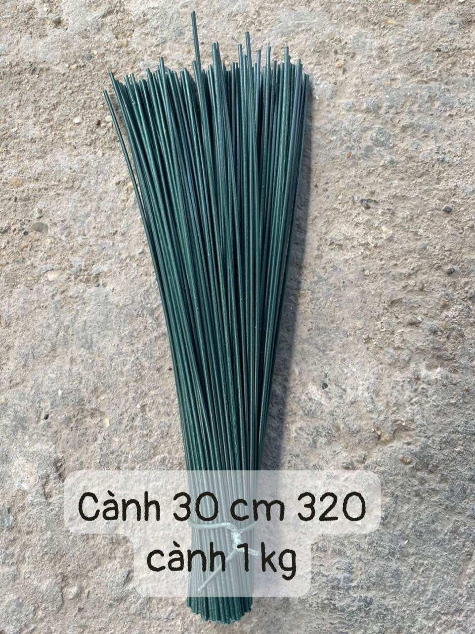 Set 20 Cành kẽm 2mm làm hoa handmade 30cm-80cm ngọc thịnh