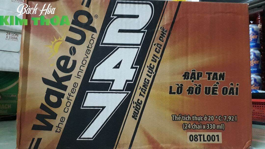 Nước Tăng Lục Vị Cà Phê Wake Up 247 330ml