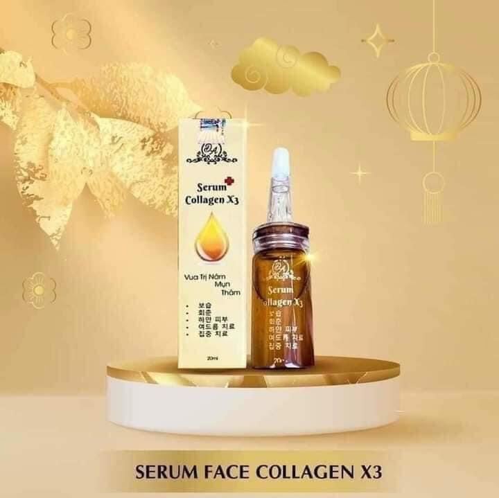Serum collagen x3 chính hãng mỹ phẩm Đông Anh