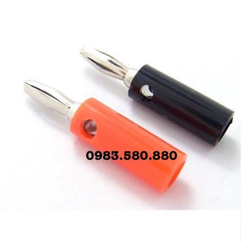 CỌC CẮM JACK BẮP CHUỐI ĐỰC VÀ CÁI 4mm