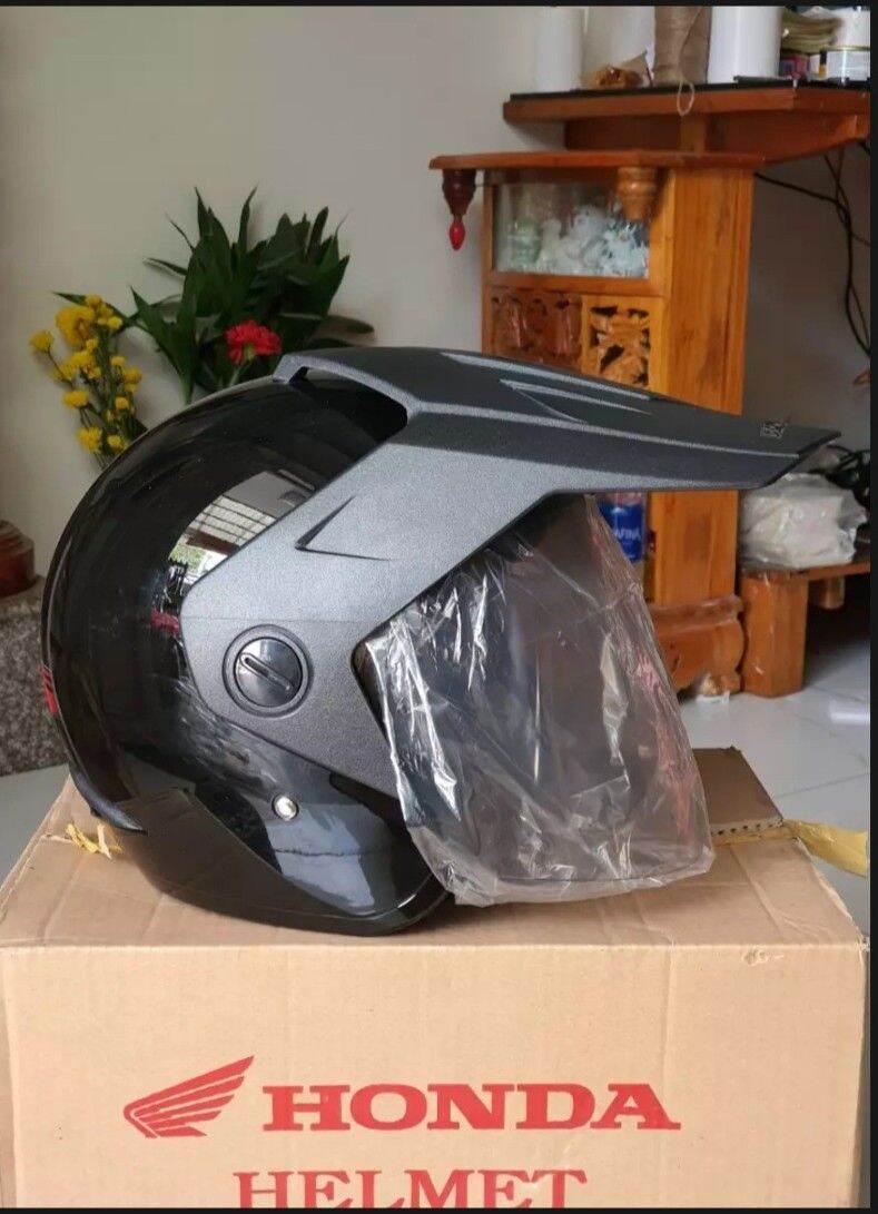 Mũ bảo hiểm 3/4 lưỡi dài. _ Hàng nhập khẩu theo xe Honda nhập khẩu indossia
