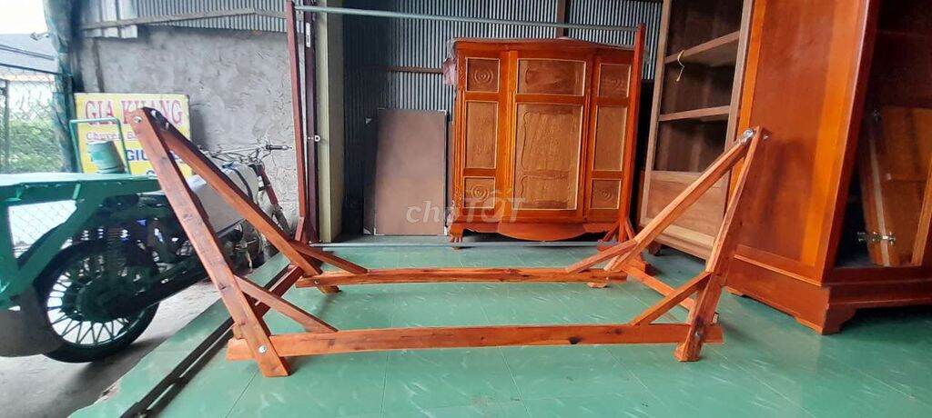 giá võng gỗ đơn giản