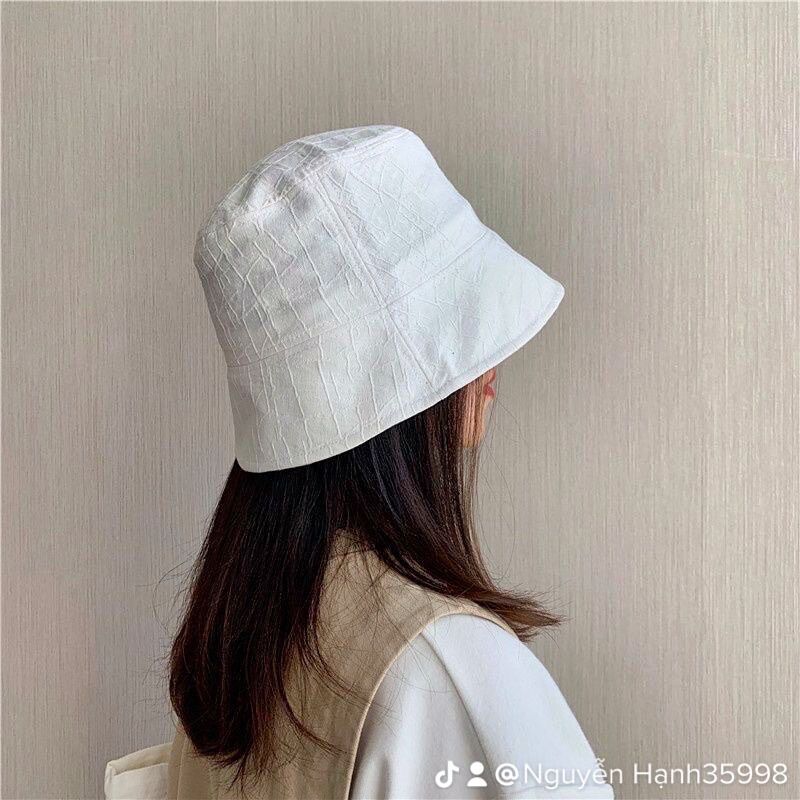 Nón bucket vải gân mẫu mới