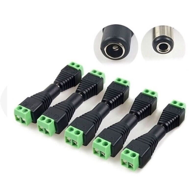 Jack nguồn DC 5.5 Đực - Cái (Jack Domino)