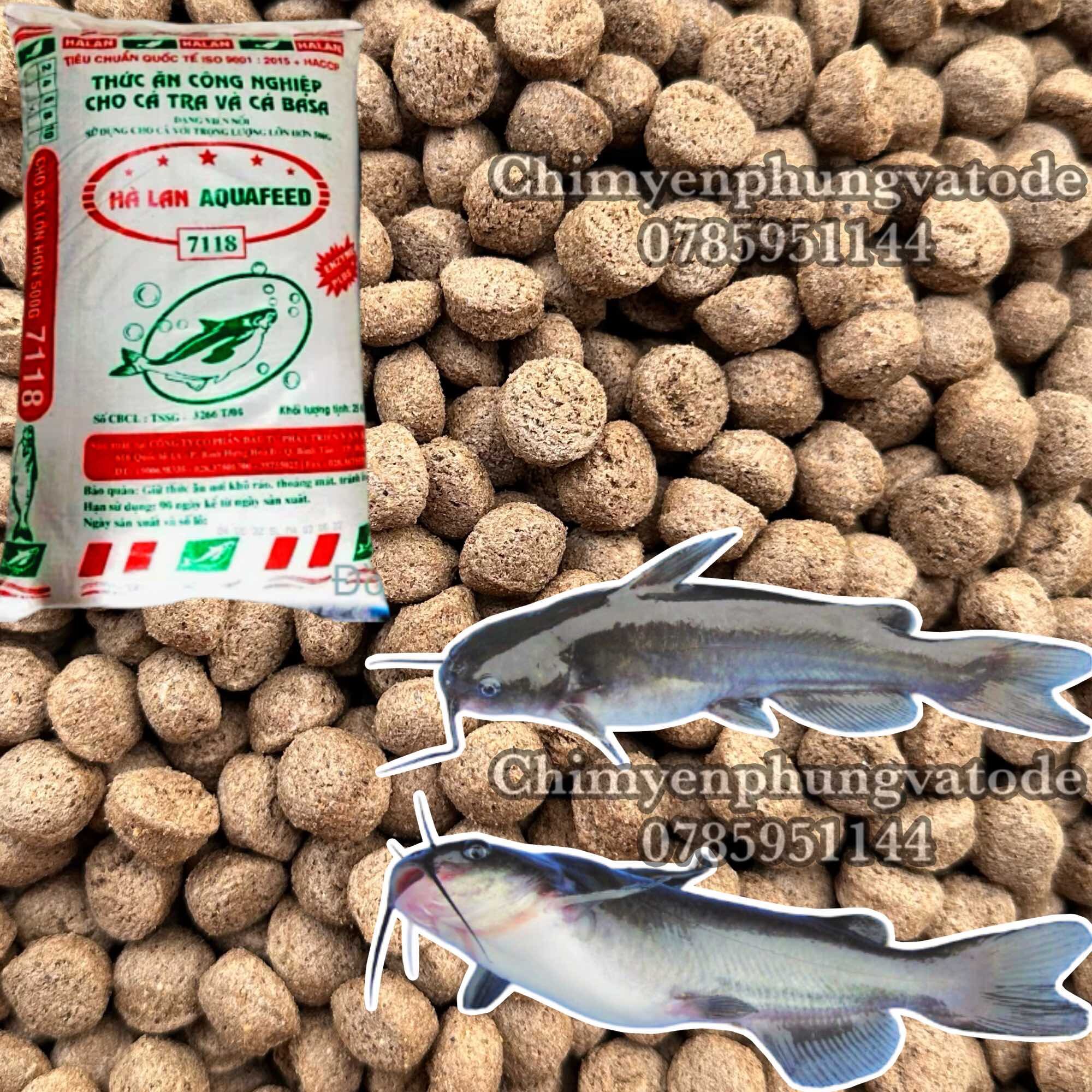 1kg cám cá Hà Lan 7118 viên 10 li dùng để câu cá, thức ăn cá.