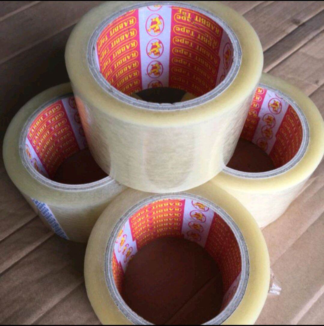 Cuộn băng keo trắng trong 7cm dài 100yds