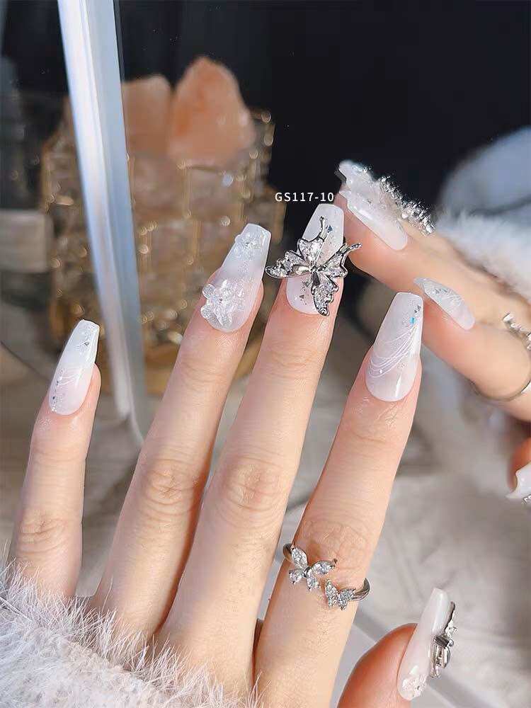 CHARM BƯỚM ĐÁ SANG CHẢNH M33 SET 4 VIÊN